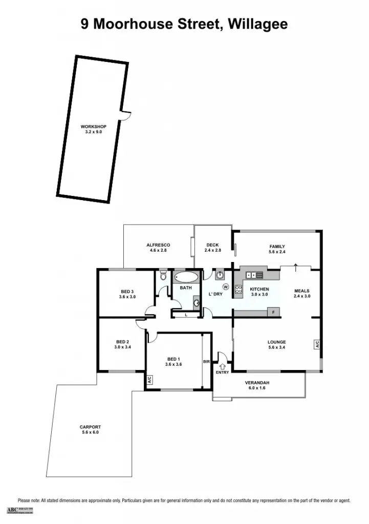 Floorplan of Homely house listing, 9 Moorhouse St, Willagee WA 6156