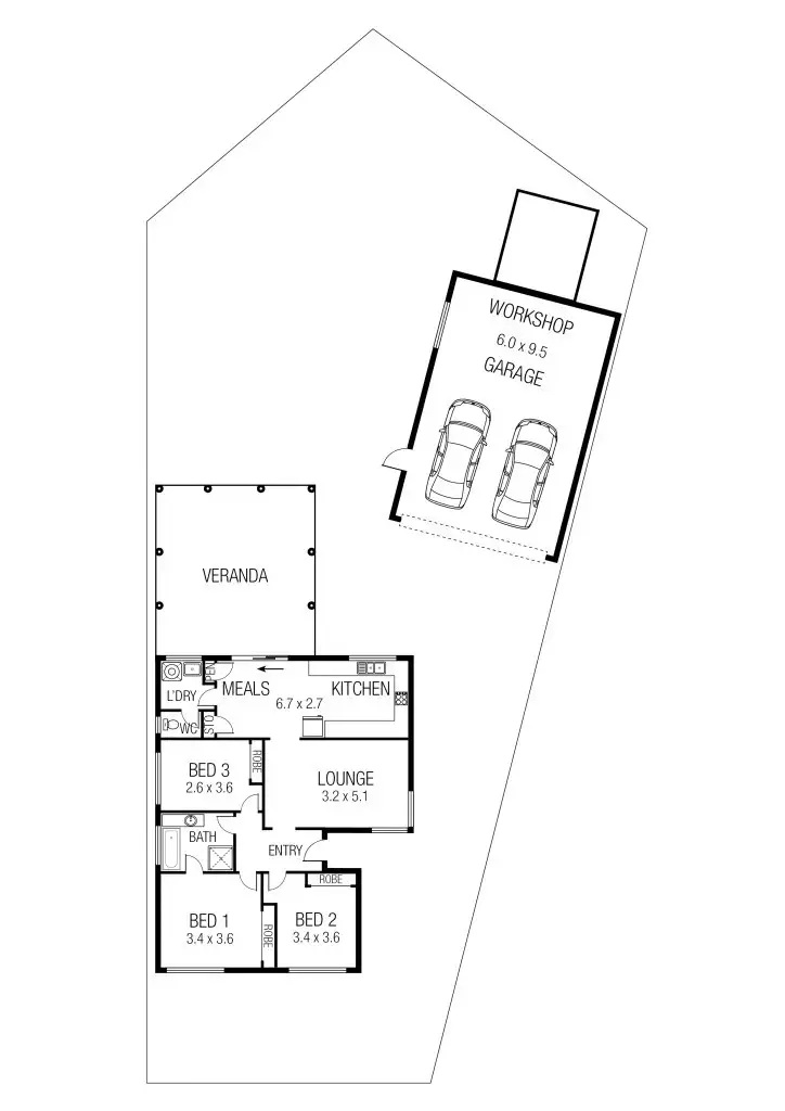 Floorplan of Homely house listing, 40 Baystone Road, Epping VIC 3076