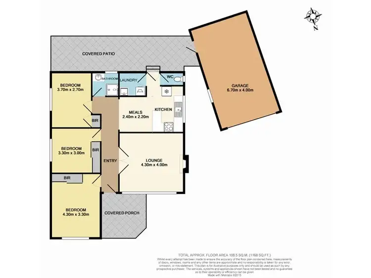 Floorplan of Homely house listing, 2 Fox Court, Dandenong VIC 3175