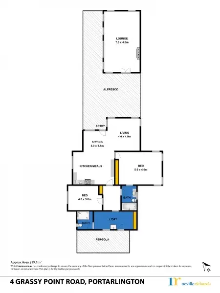 Floorplan of Homely house listing, 4 Grassy Point Road, Portarlington VIC 3223