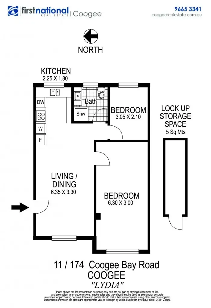 Floorplan of Homely apartment listing, 11/174 Coogee Bay Road, Coogee NSW 2034