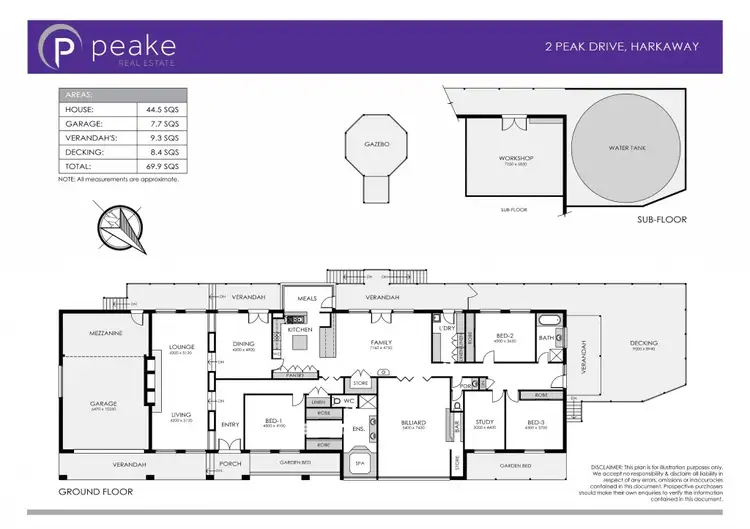 Floorplan of Homely house listing, 2 Peak Drive, Harkaway VIC 3806