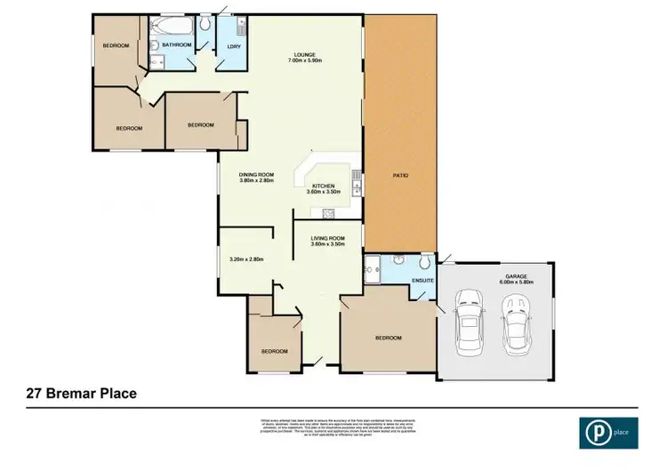 Floorplan of Homely house listing, 27 Braemar Place, Carindale QLD 4152