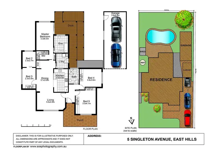 Floorplan of Homely house listing, 5 Singleton Avenue, East Hills NSW 2213