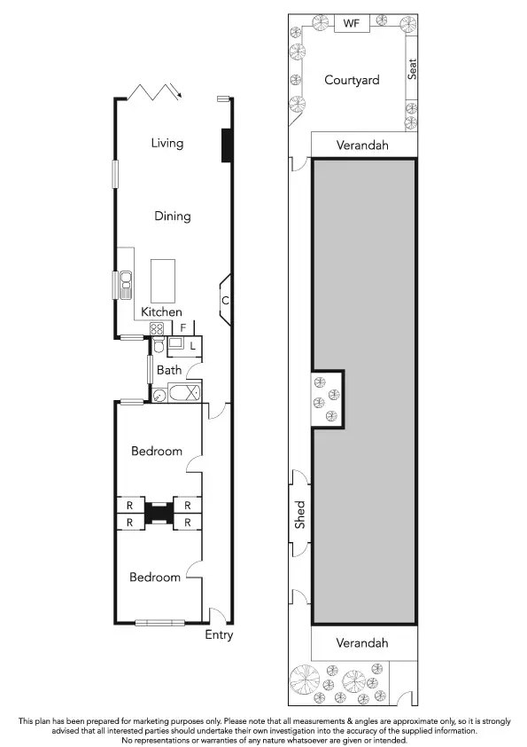 Floorplan of Homely house listing, 175 Farrell Street, Port Melbourne VIC 3207