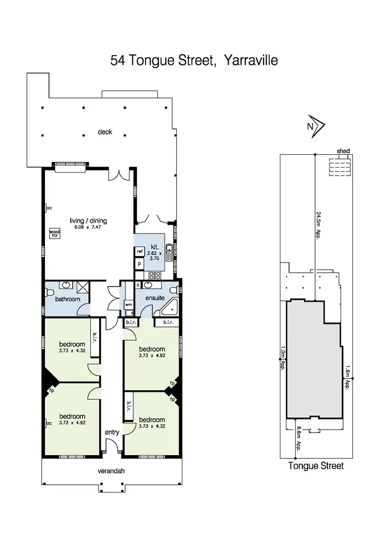 Floorplan of Homely house listing, 54 Tongue Street, Yarraville VIC 3013