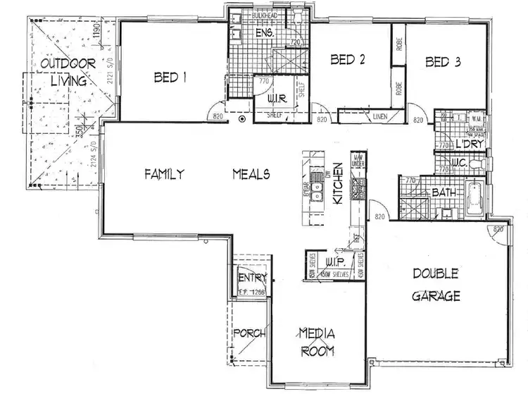 Floorplan of Homely house listing, 7 Hassett Drive, Pottsville NSW 2489