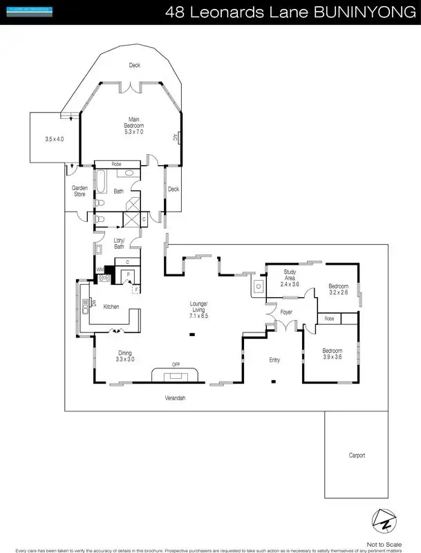 Floorplan of Homely house listing, 48 Leonards Lane, Buninyong VIC 3357