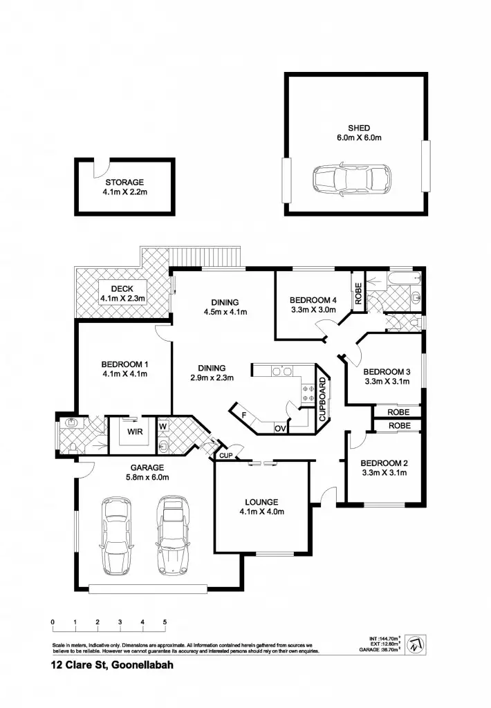 Floorplan of Homely house listing, 12 Clare Street, Goonellabah NSW 2480