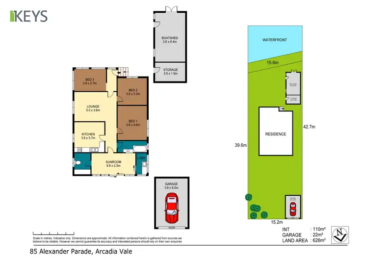 Floorplan of Homely house listing, 85 Alexander Parade, Arcadia Vale NSW 2283