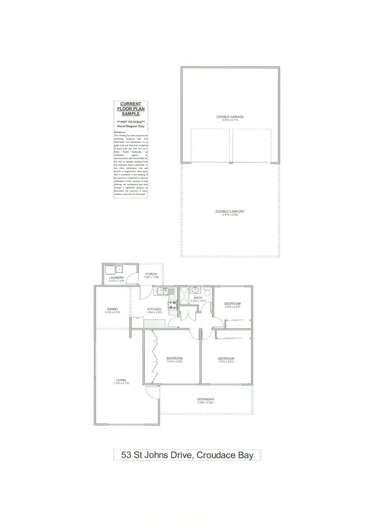 Floorplan of Homely house listing, 53 St Johns Drive, Croudace Bay NSW 2280