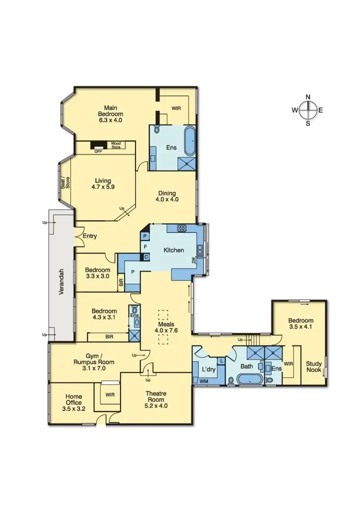 Floorplan of Homely house listing, 62 The Ridge, Mount Eliza VIC 3930
