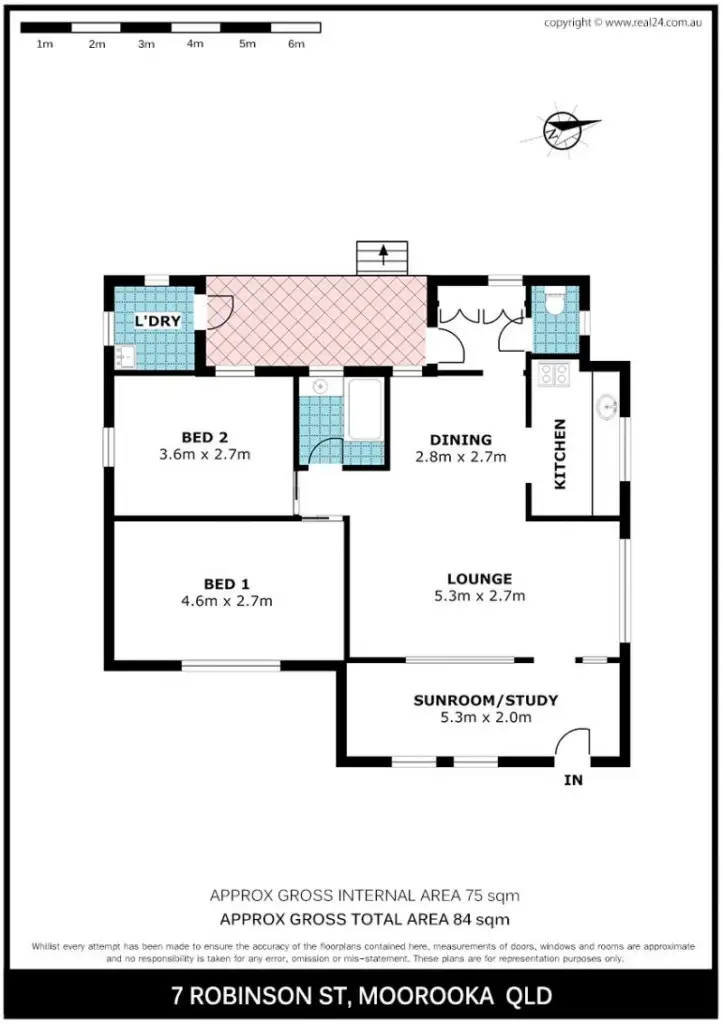 Floorplan of Homely house listing, 7 Robinson Street, Moorooka QLD 4105