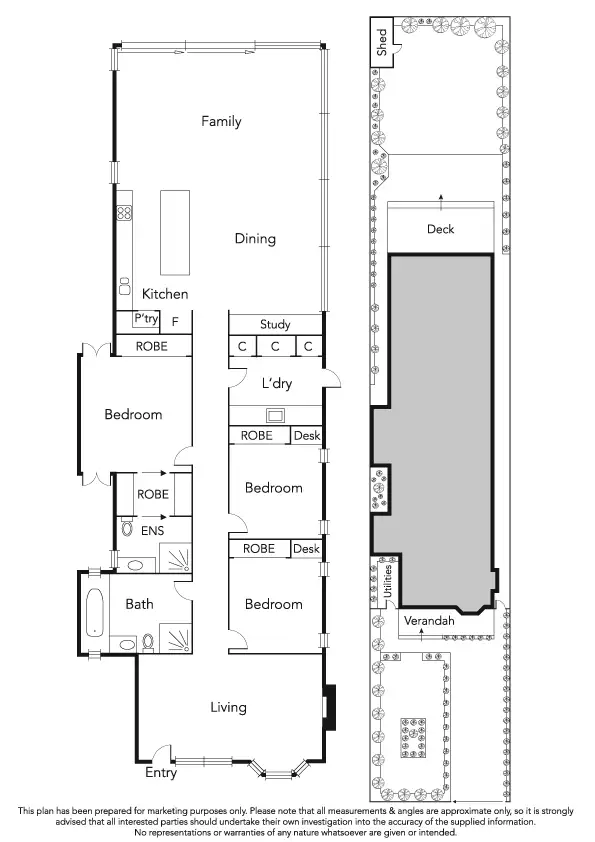 Floorplan of Homely house listing, 65 Red Bluff Street, Black Rock VIC 3193