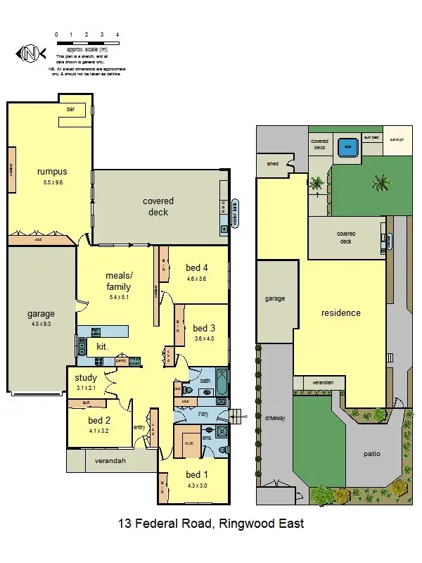 Floorplan of Homely house listing, 13 Federal Road, Ringwood East VIC 3135