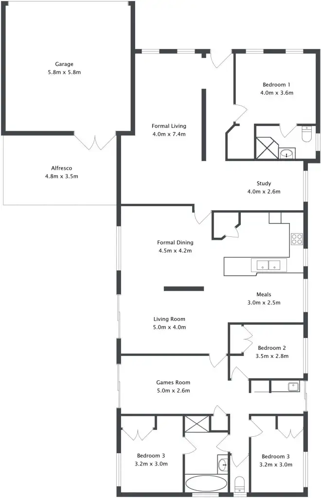 Floorplan of Homely house listing, 47 Hawkesbury Retreat, Atwell WA 6164