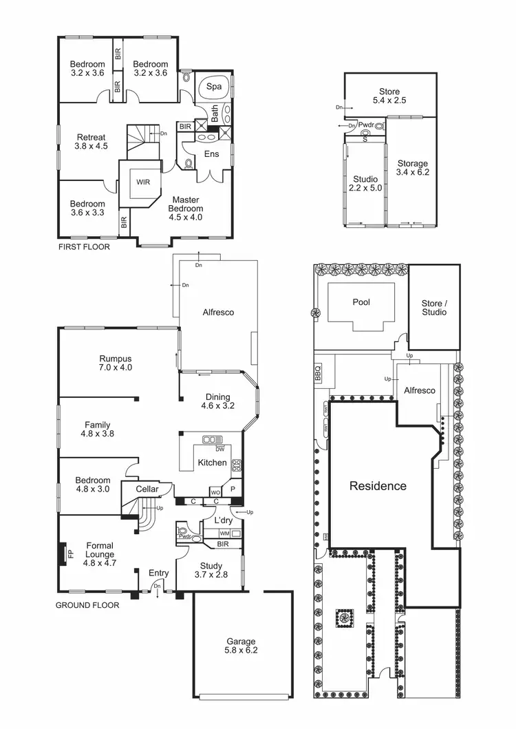 Floorplan of Homely house listing, 3 Collins Street, Ormond VIC 3204