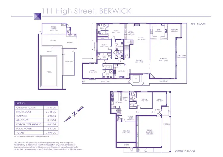 Floorplan of Homely house listing, 111 High Street, Berwick VIC 3806