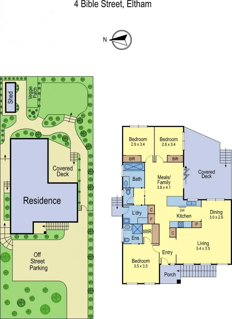 Floorplan of Homely house listing, 4 Bible Street, Eltham VIC 3095