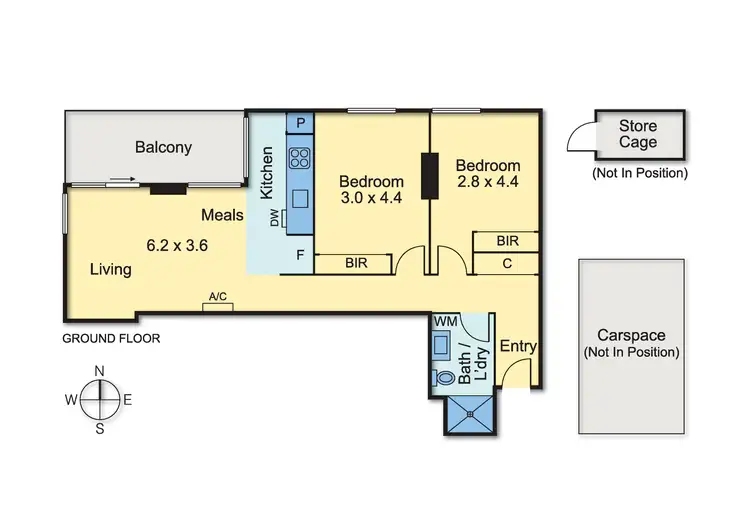 Floorplan of Homely apartment listing, 107/567 Glenferrie Road, Hawthorn VIC 3122