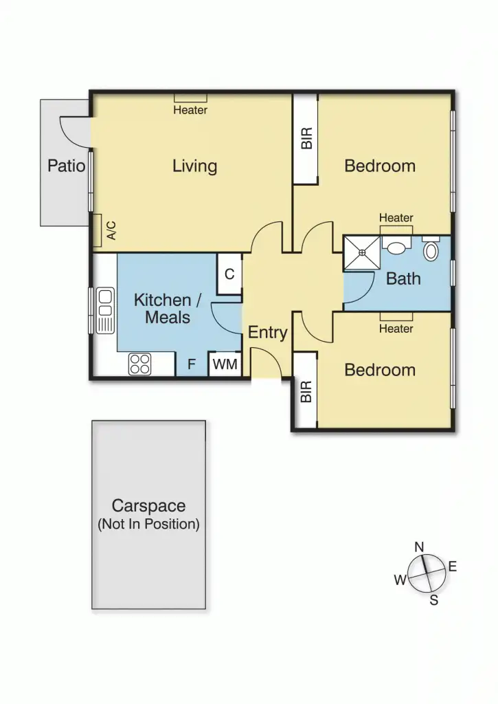 Floorplan of Homely apartment listing, 7B/200-202 Lower Heidelberg Road, Ivanhoe East VIC 3079
