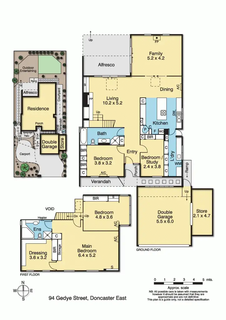 Floorplan of Homely house listing, 94 Gedye Street, Doncaster East VIC 3109