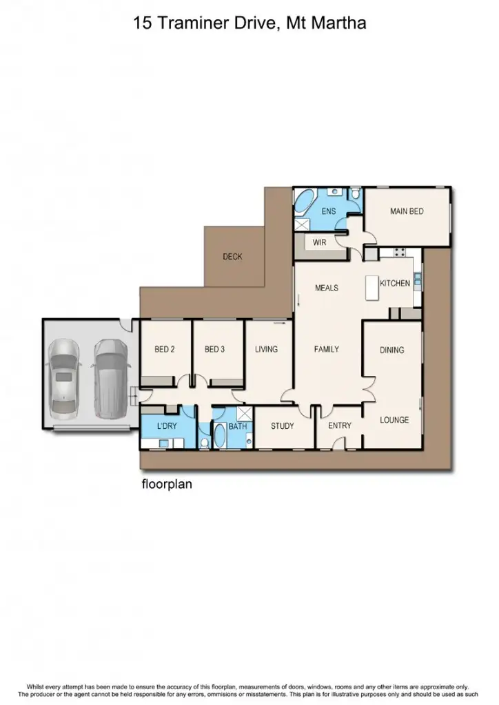 Floorplan of Homely house listing, 15 Traminer Drive, Mount Martha VIC 3934