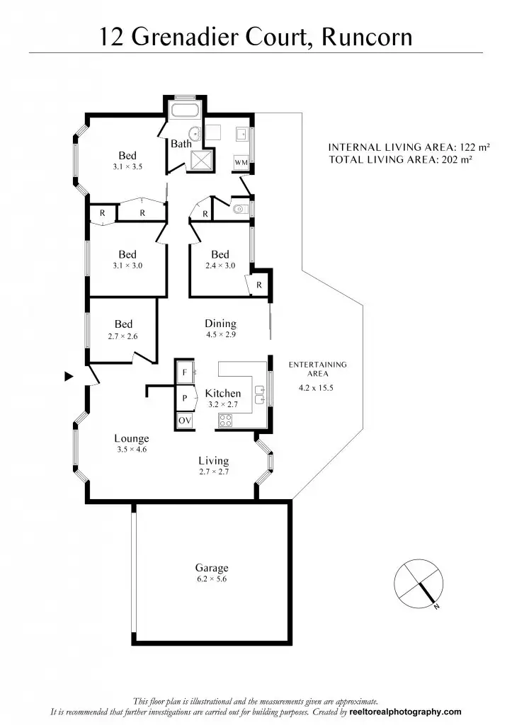 Floorplan of Homely house listing, 12 Grenadier Court, Runcorn QLD 4113