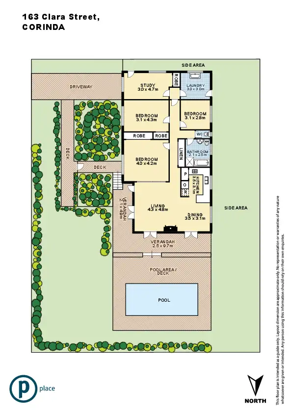Floorplan of Homely house listing, 163 Clara Street, Corinda QLD 4075