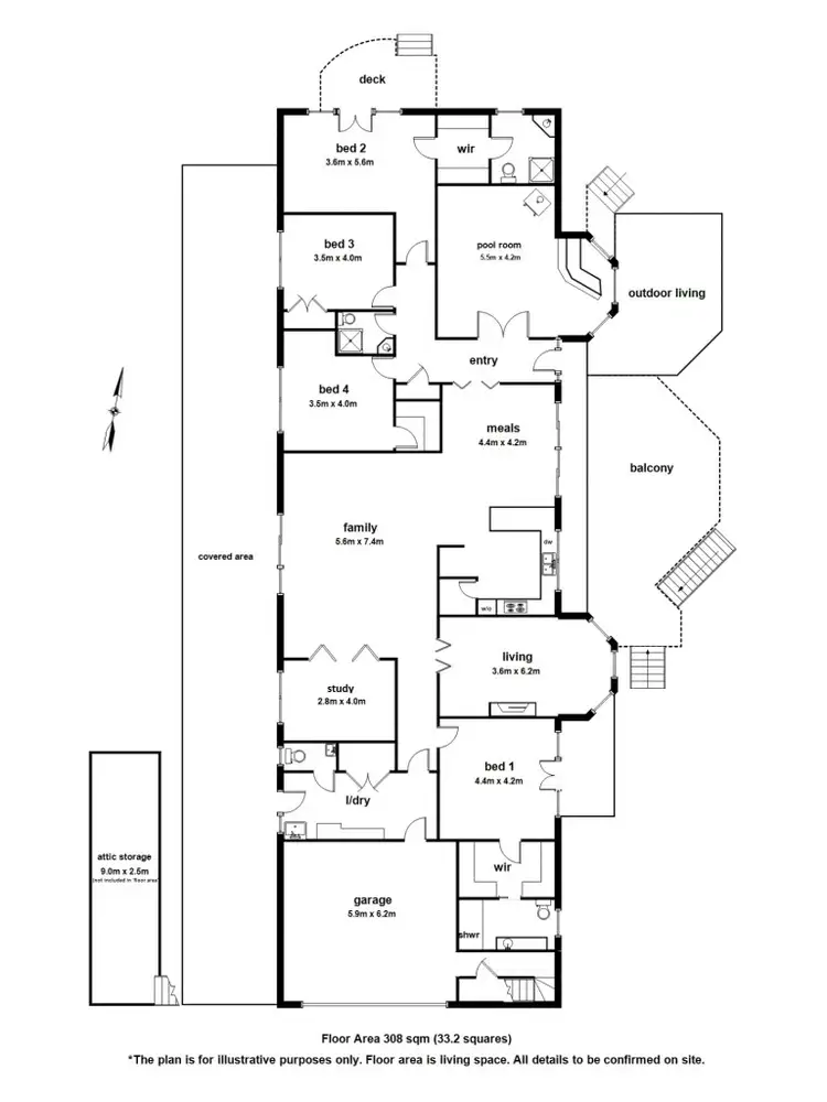 Floorplan of Homely house listing, 9 Sellars Road, Emerald VIC 3782