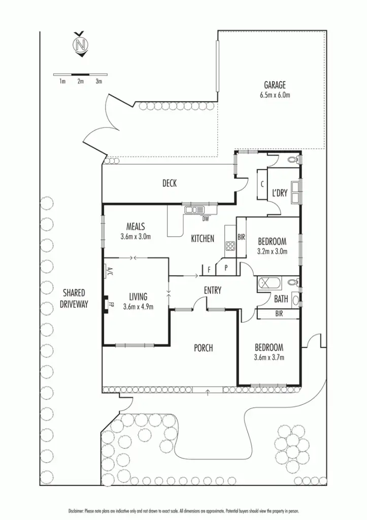 Floorplan of Homely house listing, 1/198 Civic Parade, Altona VIC 3018