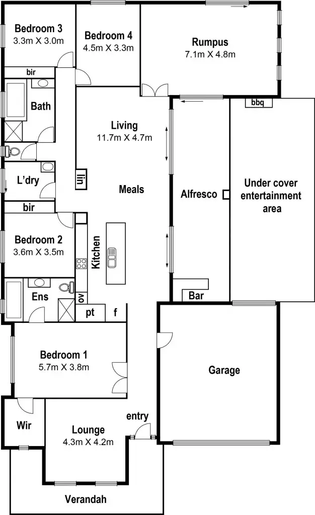 Floorplan of Homely house listing, 17 Two Creek Drive, Epping VIC 3076