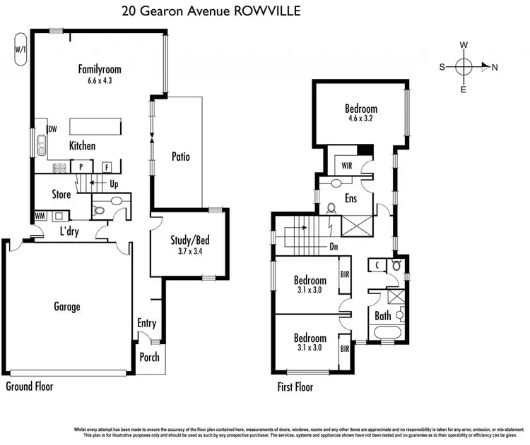 Floorplan of Homely house listing, 20 Gearon Avenue, Rowville VIC 3178