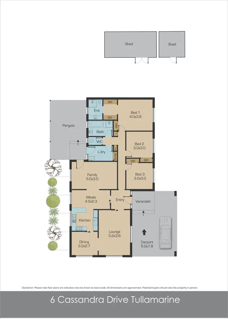 Floorplan of Homely house listing, 6 Cassandra Drive, Gladstone Park VIC 3043