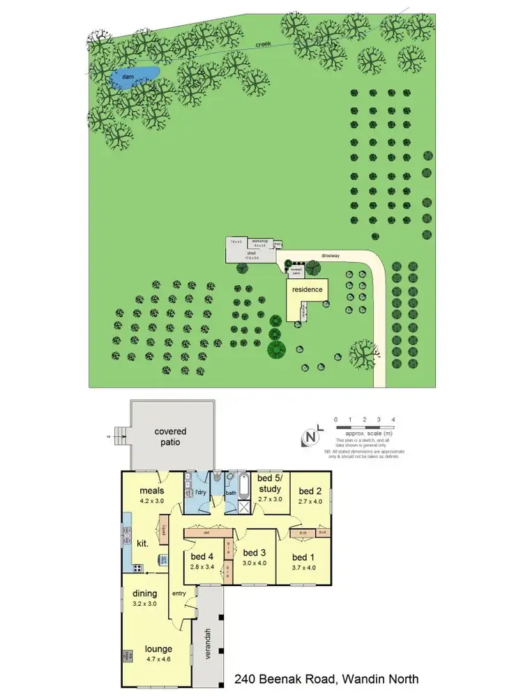 Floorplan of Homely rural property listing, 240 Beenak Road, Wandin North VIC 3139