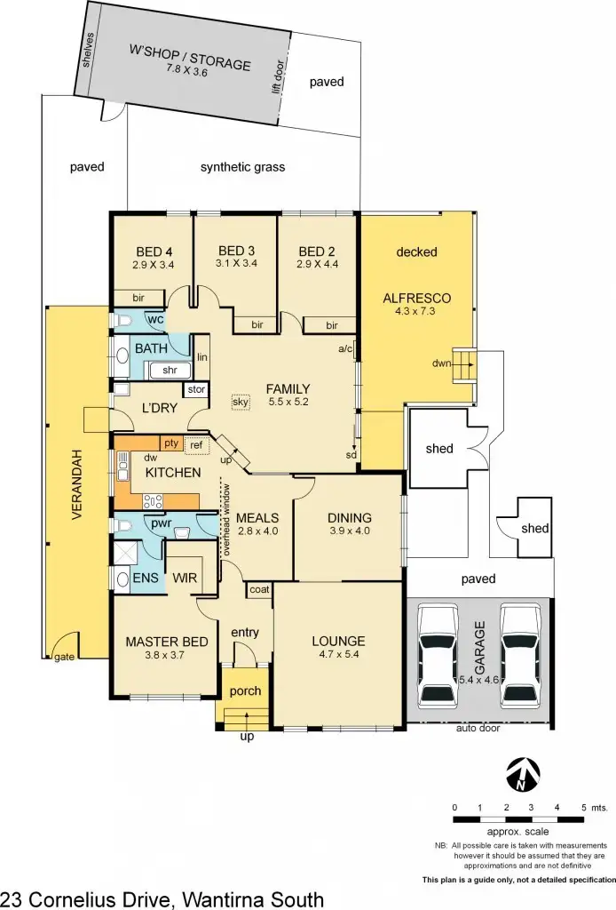 Floorplan of Homely house listing, 23 Cornelius Drive, Wantirna South VIC 3152