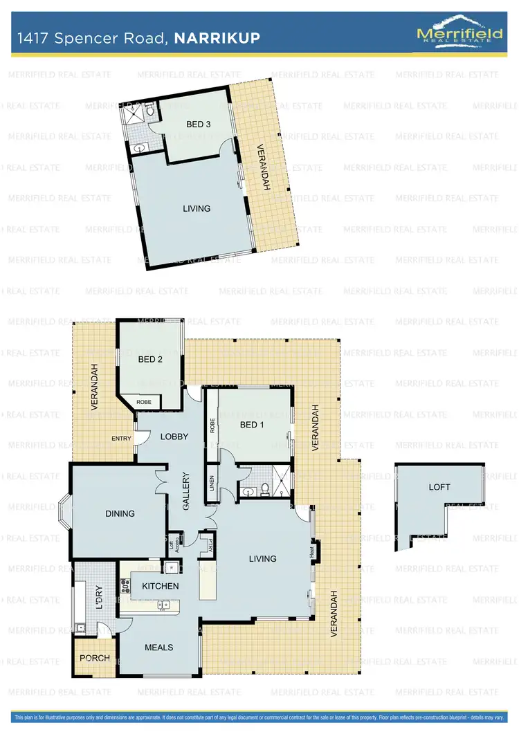 Floorplan of Homely rural property listing, 1417 Spencer Road, Narrikup WA 6326