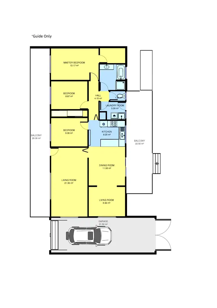 Floorplan of Homely house listing, 3 Phillip Court, St Leonards VIC 3223