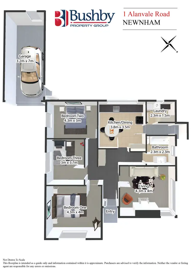 Floorplan of Homely house listing, 1 Alanvale Road, Newnham TAS 7248