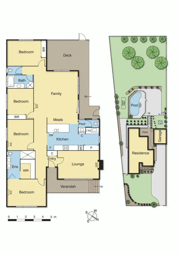 Floorplan of Homely house listing, 5 Wattle Grove, Eltham VIC 3095
