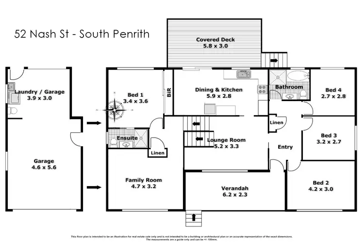 Floorplan of Homely house listing, 52 Nash Street, South Penrith NSW 2750