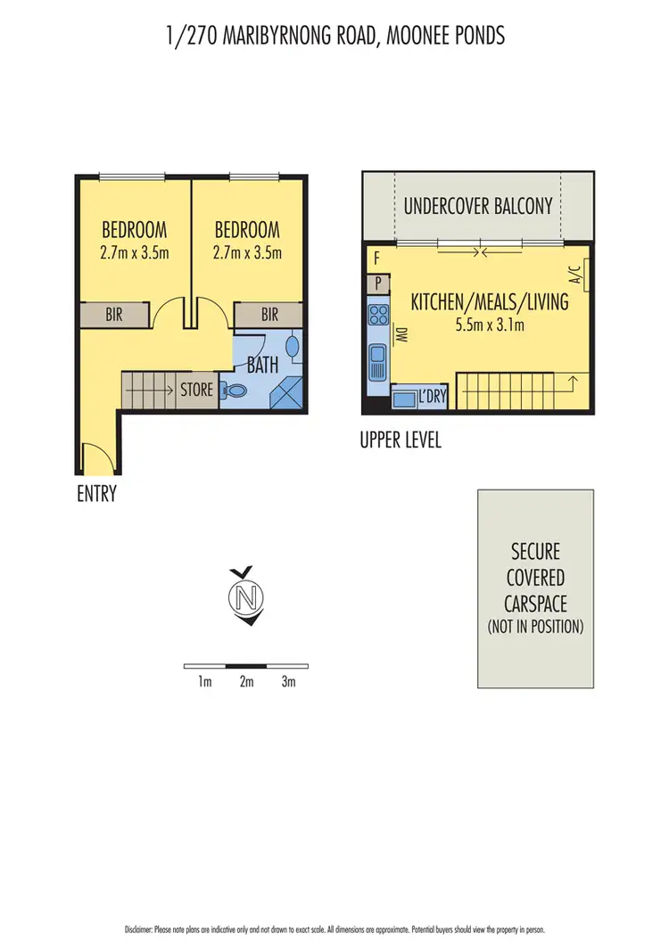 Floorplan of Homely apartment listing, 270 Maribyrnong Road, Moonee Ponds VIC 3039