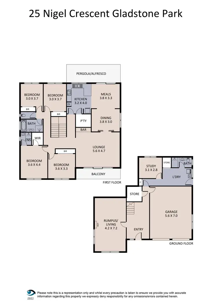 Floorplan of Homely house listing, 25 Nigel Crescent, Gladstone Park VIC 3043