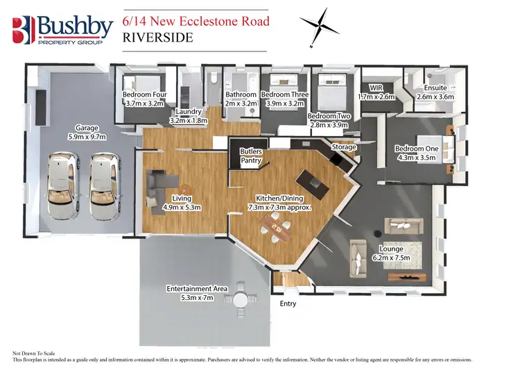 Floorplan of Homely house listing, 6/14 New Ecclestone Road, Riverside TAS 7250