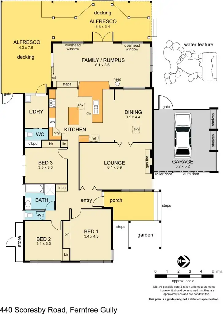 Floorplan of Homely house listing, 440 Scoresby Road, Ferntree Gully VIC 3156