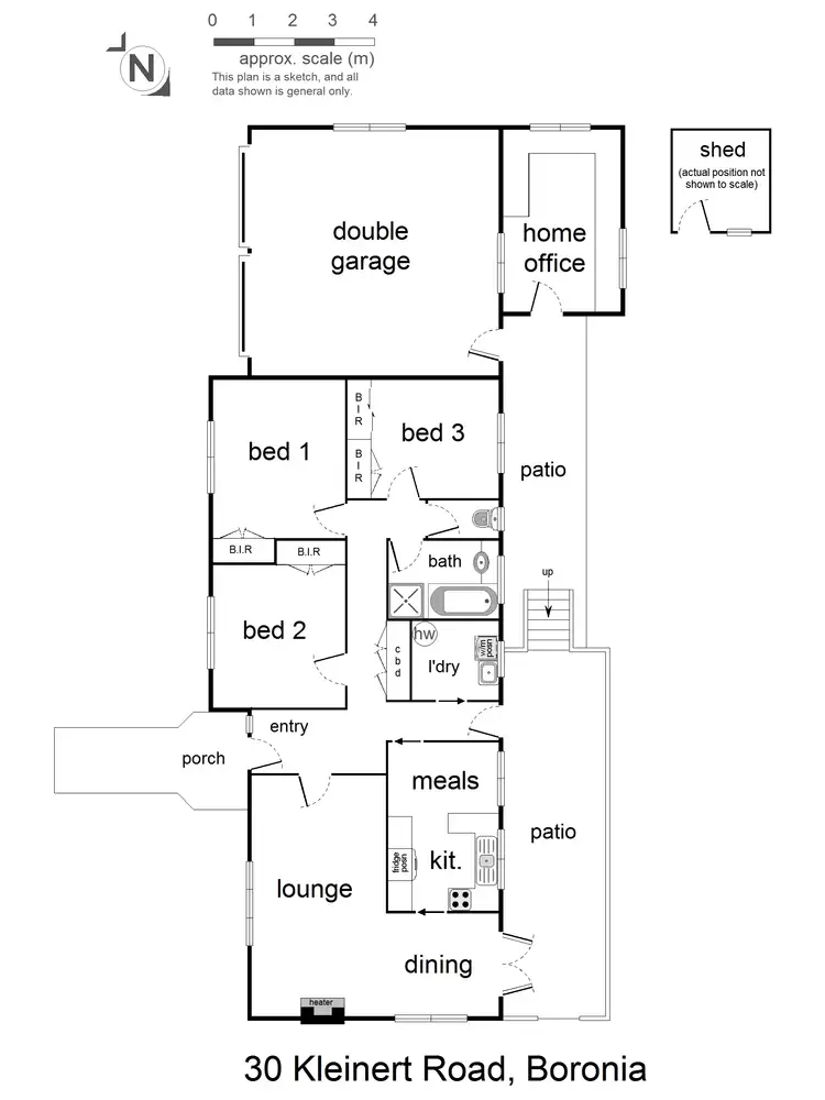 Floorplan of Homely house listing, 30 Kleinert Road, Boronia VIC 3155