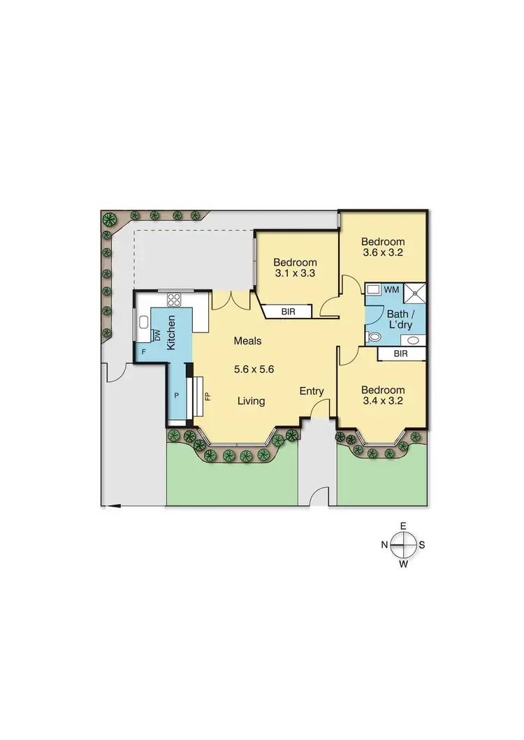 Floorplan of Homely house listing, 2A Higinbotham Street, Coburg VIC 3058