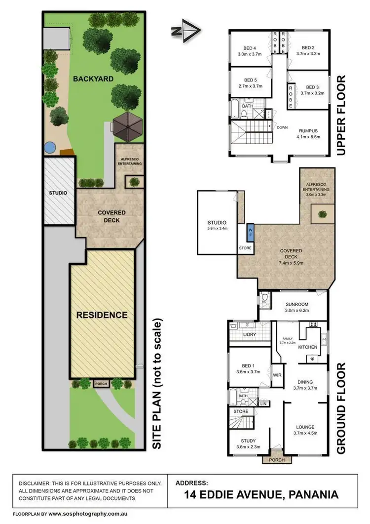 Floorplan of Homely house listing, 14 Eddie Avenue, Panania NSW 2213