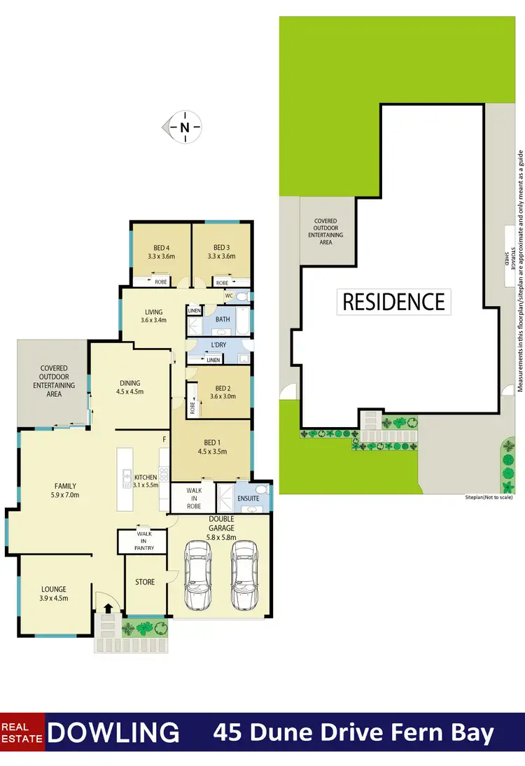 Floorplan of Homely house listing, 45 Dune Drive, Fern Bay NSW 2295