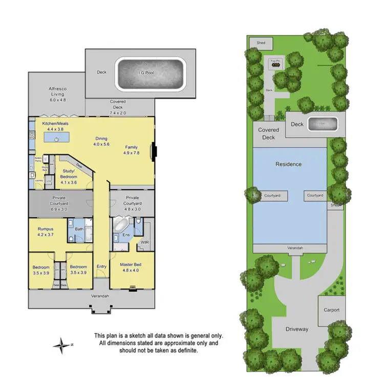 Floorplan of Homely house listing, 292 Jumping Creek Road, Warrandyte VIC 3113
